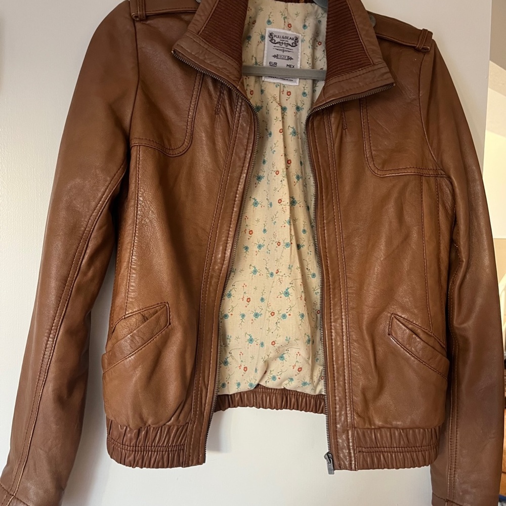 Pull&Bear Leather Jacket - Picture 3 of 6